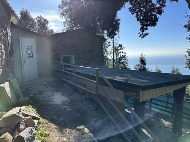 Pergola-Gang mit Meerblick