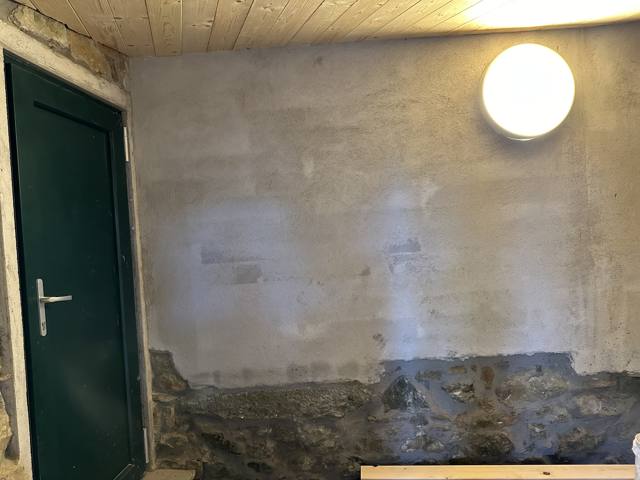 Neuer Verbindungsraum im Ausbau